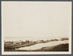 View. West side of Fort Pond Bay. View from hills. Montauk, East Hampton