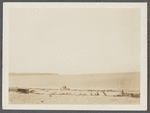 View. West side of Fort Pond Bay, Rock Point on left. Sound side. Montauk, East Hampton