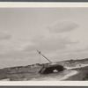 Fort Pond Bay, wreck of ship Sloop A. Godfrey. Wrecked October 11/12, 1925. Montauk, East Hampton
