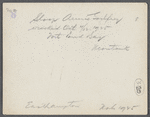 Fort Pond Bay, wreck of ship Sloop A. Godfrey. Wrecked October 11/12, 1925. Montauk, East Hampton