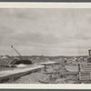 Fort Pond Bay, wreck of ship Sloop A. Godfrey. Wrecked October 11/12, 1925. Montauk, East Hampton