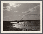 Fort Pond Bay, wreck of ship Sloop A. Godfrey. Wrecked October 11/12, 1925. Montauk, East Hampton