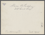 Fort Pond Bay, wreck of ship Sloop A. Godfrey. Wrecked October 11/12, 1925. Montauk, East Hampton