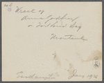 Fort Pond Bay, wreck of ship Sloop A. Godfrey. Wrecked October 11/12, 1925. Montauk, East Hampton