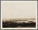 View of Montauk Station from hills. Montauk, East Hampton