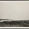 View of Fort Pond from hills. Montauk, East Hampton
