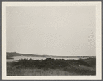 View of Fort Pond from hills. Montauk, East Hampton