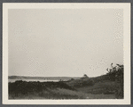 View of Fort Pond from hills. Montauk, East Hampton