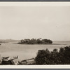 View of Island in Fort Pond, looking northeast. Montauk sound side. Montauk, East Hampton