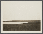 View of Fort Pond looking southwest. Montauk, East Hampton