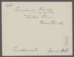 Embury house (center). Hither Plains. Montauk, East Hampton