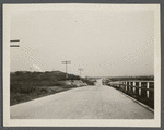 View of Montauk Road leading into Napeague, east of Amagansett. Montauk, East Hampton