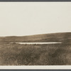 Pond on west side of site of first house. Old burial ground on left. Montauk, East Hampton