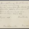 Foundation of first house, north of roadway. Erected 1702, burnt down 1908 or 1909. Montauk, East Hampton