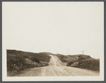 View of road between first and second house looking east. Montauk, East Hampton