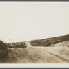 View of road between first and second house looking west. Montauk, East Hampton