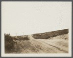 View of road between first and second house looking west. Montauk, East Hampton