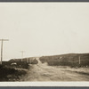 View of road between first and second house looking west. Montauk, East Hampton