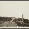 View of road between first and second house looking east. Montauk, East Hampton