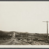 View of road between first and second house looking east. Montauk, East Hampton
