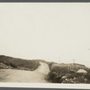 View of road between first and second house looking east. Montauk, East Hampton