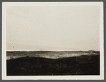 View of shore between first and second house. Montauk, East Hampton