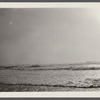 View. Beach in Montauk. Surf at Hither Plain after storm. Montauk, East Hampton