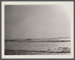 View. Beach in Montauk. Surf at Hither Plain after storm. Montauk, East Hampton