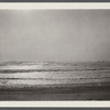 View. Beach in Montauk. Surf at Hither Plain after storm. Montauk, East Hampton