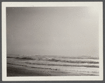 View. Beach in Montauk. Surf at Hither Plain after storm. Montauk, East Hampton