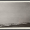 View. Beach in Montauk. Surf at Hither Plain after storm. Montauk, East Hampton