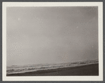 View. Beach in Montauk. Surf at Hither Plain after storm. Montauk, East Hampton