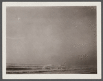 View. Beach in Montauk. Surf at Hither Plain after storm. Montauk, East Hampton