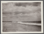 View. Beach in Montauk. Surf at Hither Plain. View looking east. Montauk, East Hampton
