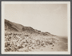 View. Beach in Montauk. Shore at west of Hither Plain Life Savings Station. Montauk, East Hampton