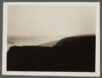 View of shore west of Hither Plain Life Savings Station. Oceanside. Montauk, East Hampton