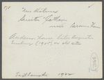 Hilma Smith's Cottage. Near Parsons house. Montauk, East Hampton