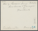 Parsons Inn, residence and garage. Montauk, East Hampton
