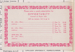 Opportunity