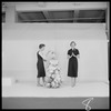 Unidentified women, possibly Franklin Simon employees, with Christmas tree