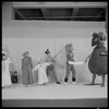 Children modeling Franklin Simon nightwear with characters from Balanchine's "Nutcracker"