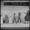 Children modeling Franklin Simon nightwear with characters from Balanchine's "Nutcracker"