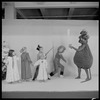 Children modeling Franklin Simon nightwear with characters from Balanchine's "Nutcracker"