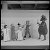 Children modeling Franklin Simon nightwear with characters from Balanchine's "Nutcracker"