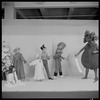 Children modeling Franklin Simon nightwear with characters from Balanchine's "Nutcracker"