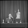Unidentified man with miniatures