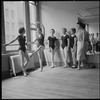 Unidentified dancers at the barre