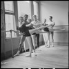 Unidentified dancers at the barre