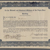 James Wallace UNIA membership certificate