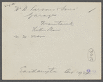 William D. Parsons and Son's Garage. Northwest view Hither Plains. Montauk, East Hampton